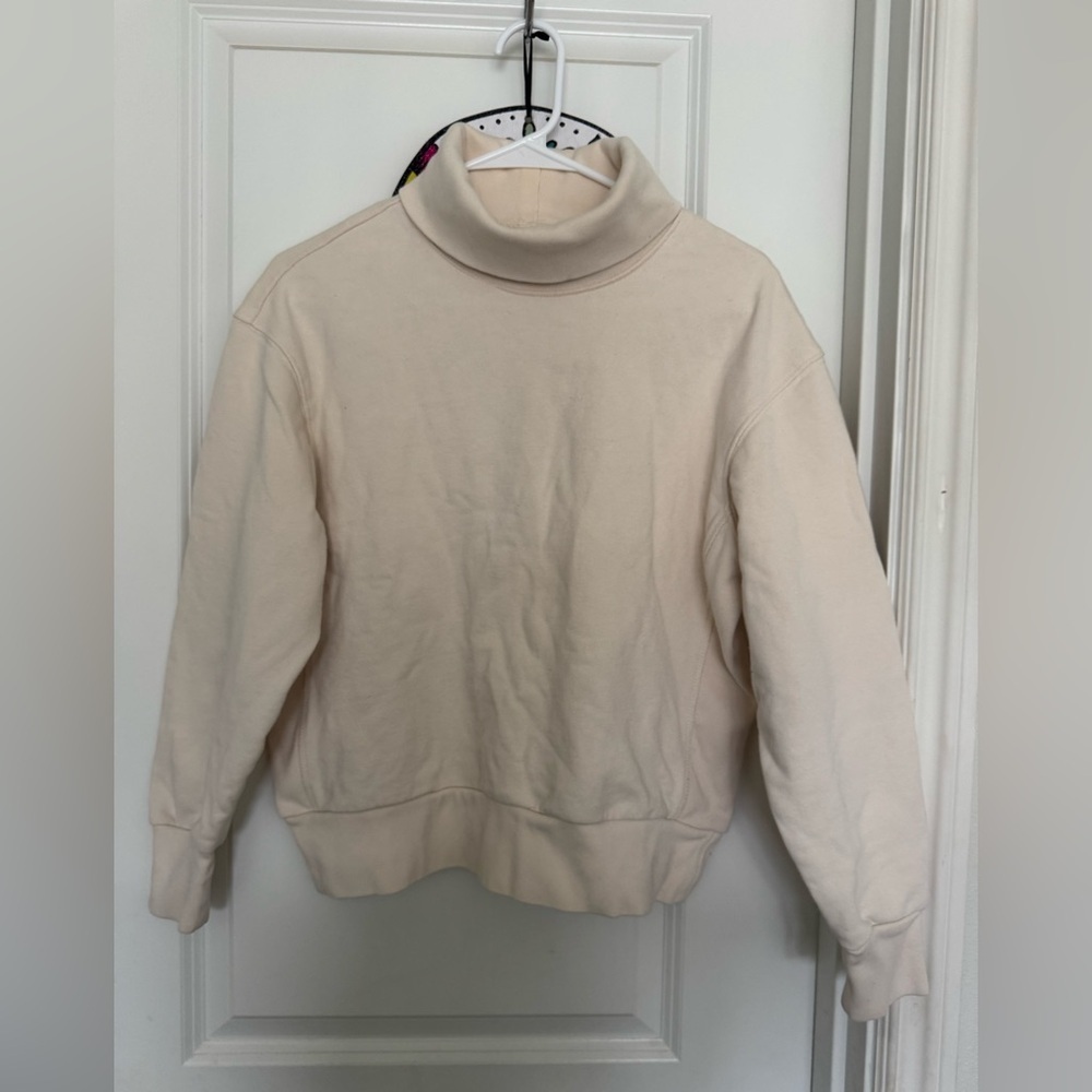 Zara Off-White Turtleneck Sweater